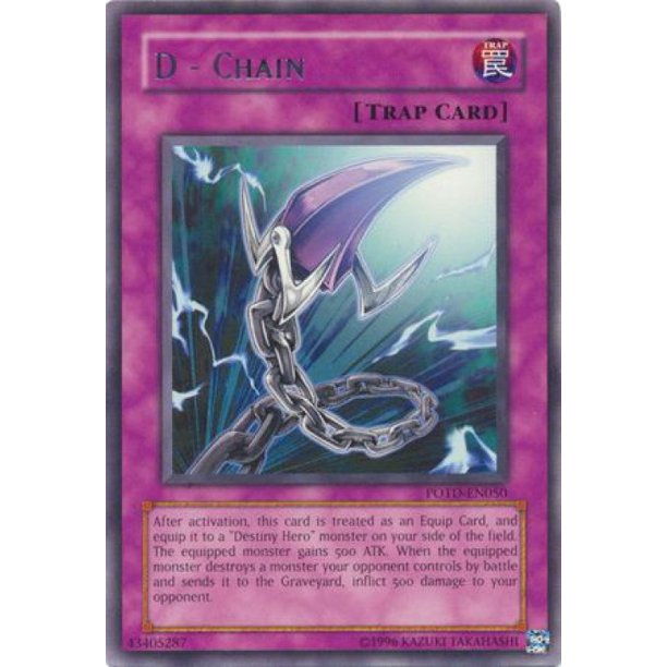 Yugioh Power Of The Duelist D Chain Potd En050 Walmart Com Walmart Com