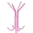 thumbnail image 2 of WALFRONT Metal Hall Tree Floor Free Standing Coat Hat Rack Stand Multi-Hooks Clothes Hat Tree Clothes Hanger Organizer for Home Bedroom, Coat Hat Tree, 2 of 7