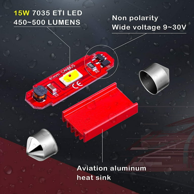 Alla Lighting 800lm Xtreme Super Bright Festoon 31MM DE3175 Alla Lighting 800lm Xtreme Super Bright Festoon 31MM DE3175