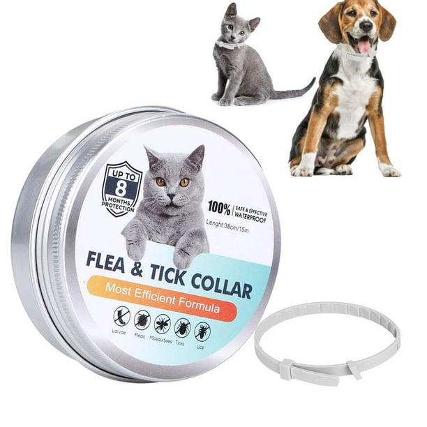 Collar para Mascotas Fugacal Collar para Cachorros para Perros Y gatos Mosquitos