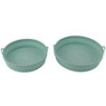 thumbnail image 1 of Revestimiento de Silicona para Freidora de Cocina 2 uds Cesta Plegable Reutilizable para Freidora de Cocina Cuenco de Silicona para Freidora de Cocina de Gran Capacidad, 1 of 8