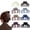 8PC+Neutral-B, variant on French Concord Hair Clips Claw - 8Pcs Side Slide Volume Clips for Women Girls Thick or Thin Hair