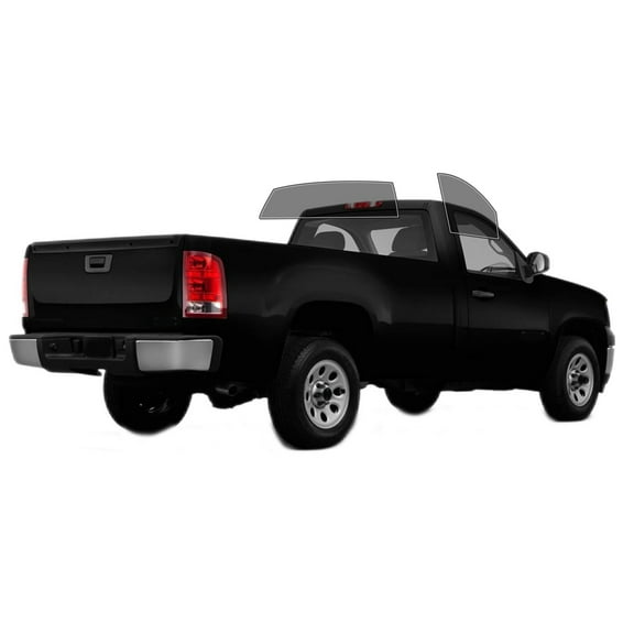 Haiy Co - PreCut 2Ply 50% Window Tint Film Kit For 2007-2013 GMC Sierra 1500 Standard -Side+Rear Window