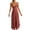 Brown Womens Summer Dress, variant on USSUMA Sundresses for Women Casual Summer Slit Flowy Swing Long Spaghetti Strap Tie Knot Maxi Womens Shirt Dresses Beach V Neck Sleeveless Plus Size Wedding Guest Sun Dress