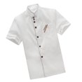 thumbnail image 4 of Baohd Elegant Executive Chef Coat with Distinctive Piping and Durable Buttons White XXL 1Set, 4 of 6