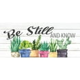 thumbnail image 2 of Allen, Kimberly 14x8 Black Ornate Wood Framed with Double Matting Museum Art Print Titled - Be Still Plants, 2 of 4