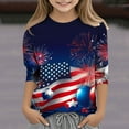 thumbnail image 2 of FamilyThread American Flag Shirt for Kids Boys Girls th of July Outfit Independence Day T-Shirt Toddler Patriotic Tee Top, 2 of 5