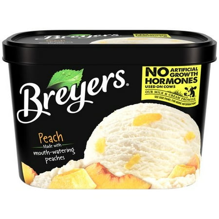Breyers Peach All Natural, 1.5 qt