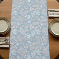 thumbnail image 5 of Table Runners 72 Inches Long Dress Scarves, Gray Blue Dandelion Farmhouse Kitchen Table Runner, Coffee Tablerunners, Spring Flowers Modern Minimalist 18x72 Inch, 5 of 9
