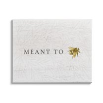 Stupell Industries Meant to Be Charming Phrase Honey Bee Pun, 20 x 16,Design by Daphne Polselli