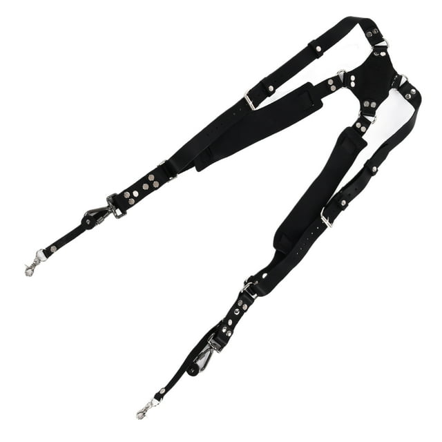 Camera Strap Harness, General Leather Camera Strap For Photographer For SLR Camera Black
