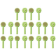thumbnail image 2 of Pet Cat Grooming Tool Cepillo Multifuncional para Y Gatos (verde), 2 of 6