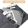 thumbnail image 3 of LNKOO Bedside Caddy,Bedside Storage Organizer,Table Cabinet Hanging Storage Organizer,Sofa Felt Bedside Pocket,Under Mattress Holder Bag for Book,Ipad,Tablet,Remotes, 3 of 8