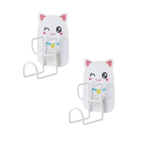 

Multifunctional No Punching Washbasin Storage Wall Hanger Bathroom Cartoon Rack Hook