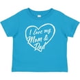 thumbnail image 3 of Inktastic I Love My Mom and Dad in White Chalk Heart Boys or Girls Baby T-Shirt, 3 of 5