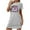 Gray, variant on Sakmal Short Sleeve Moomoo Womens Nightgowns Love Plus Size Valentines Mumu Dress Short Heart Print Nightgowns for Women L