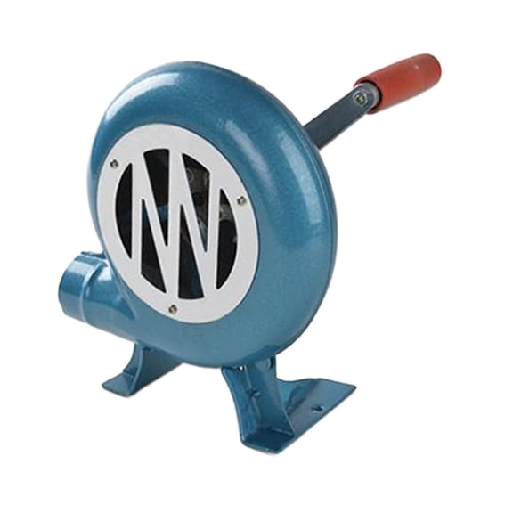 Kuntesetty Air Blower Hand Cranked Cordless Mini Fire Blower for Forges Camping Outdoor