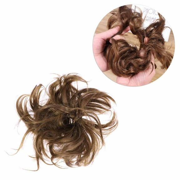 Party Wig Hair Styling Tool Bun Clip Bangs Extension Miss Women's