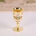 thumbnail image 4 of Small Goblet Glasses, Embossed Cup Elegant Handmade Cup Glass Household, Bar Wedding Dinners Parties Decor - Kumbai, 4 of 9