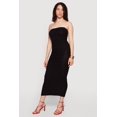 thumbnail image 2 of Women's Greek Key Knit Strapless Midi Dress, 2 of 3