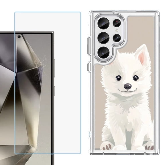 Phone Case for Samsung Galaxy S26 Ultra, with Screen Protector, by OneToughShield - Husky Joy