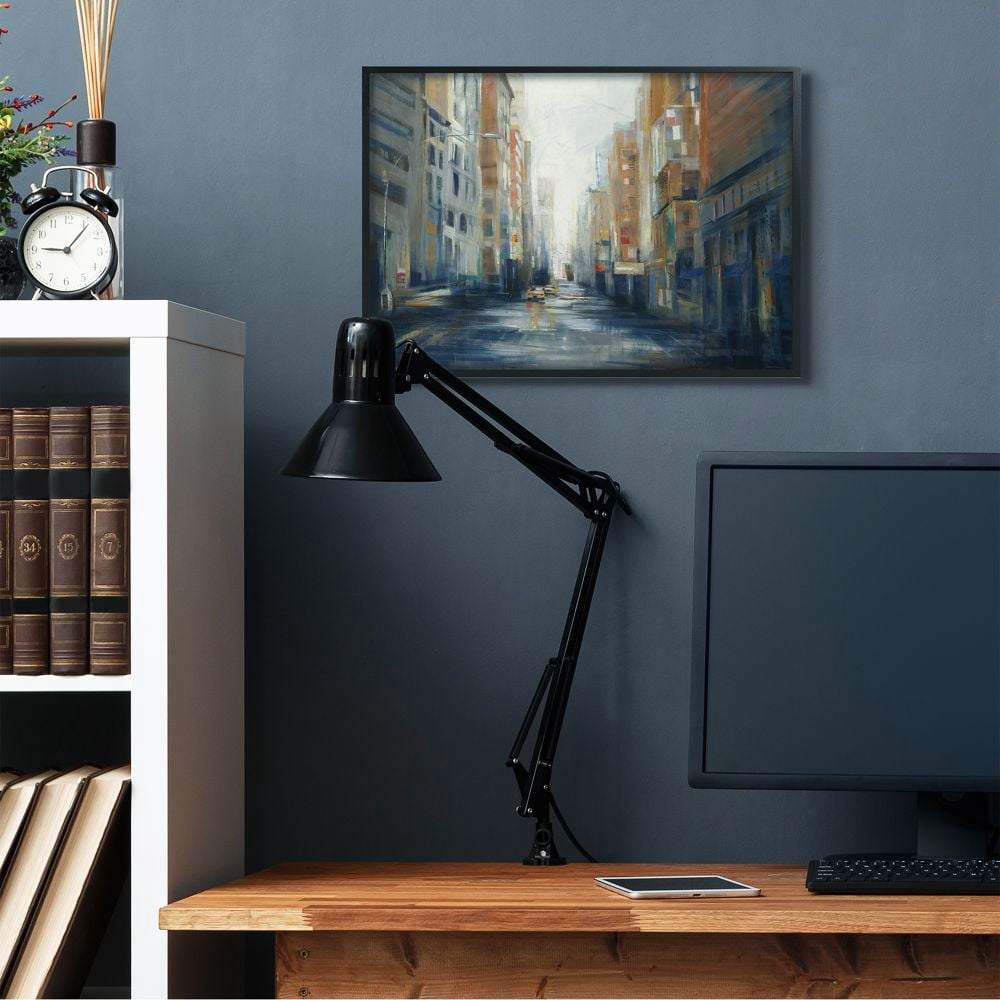Stupell Industries Cityscape Street After Rain Painting Framed Wall Art by Third and Wall