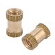 thumbnail image 3 of Inserto de Latón ANGGREK Moleteado Cómodo de usar para Accesorios de sujetadores Hardware, 3 of 8