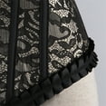 thumbnail image 5 of Corset Tops for Women Floral Lace Corset Bustier Plus Size Overbust Corset Beige 6XL, 5 of 5