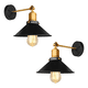 thumbnail image 1 of Lámpara De Pared,  Blossom Luz Exterior, Vintage, Lámparas Para Sala negro dorado, 1 of 5