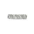 thumbnail image 6 of Imperial 1/10Ct TDW Diamond 10k White Gold Cuban Link Women's Band (H-I, I2), 6 of 7