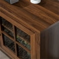 thumbnail image 4 of Walker Edison Modern Farmhouse TV Stand for TVs Up to 78", Dark Walnut, 4 of 7