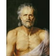 thumbnail image 2 of Peter Paul Rubens 15x18 Black Ornate Wood Framed Double Matted Museum Art Print Titled - The Dying Seneca (1612-1616), 2 of 5