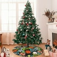 thumbnail image 7 of KLL 36" Christmas Tree Skirt Balls Xmas Tree Skirts Mat for New Year Xmas Holiday Party Indoor Outdoor Home Decoration, 7 of 7