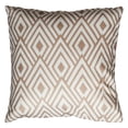 thumbnail image 3 of Fab Habitat Indoor/Outdoor Throw Pillow Made from Recycled Polyester Yarn - Double Sided, Stain Resistant, Machine Washable - Modern - Patio, Deck, Porch, Living Room - Nakano Beige/White (20" x 20"), 3 of 8