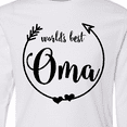 thumbnail image 4 of Inktastic World's Best Oma Long Sleeve Youth T-Shirt, 4 of 5