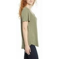 thumbnail image 2 of Jessica Simpson Womens V Neck Top Green 3X, 2 of 3