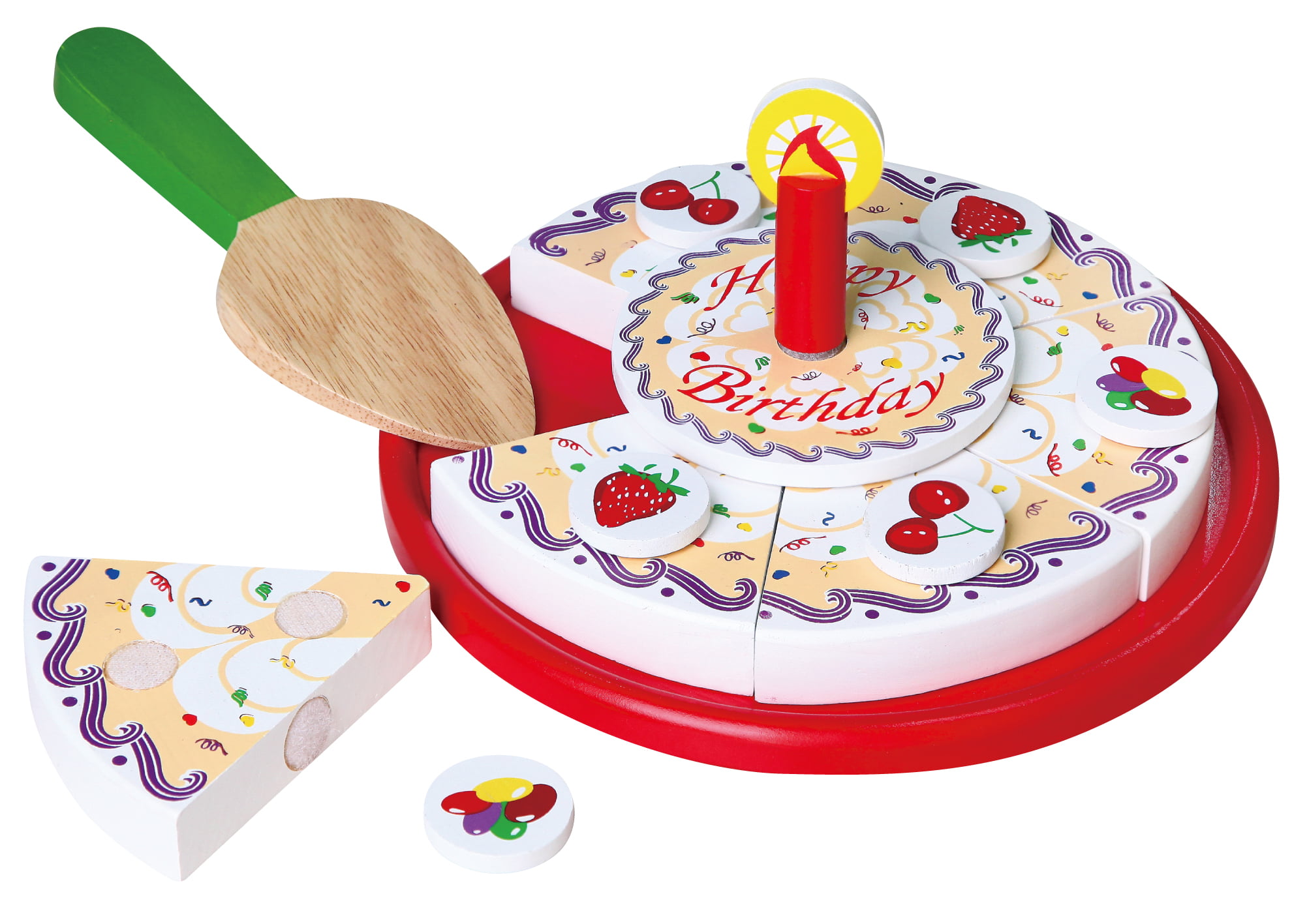 Birthday Party Cake Pretend Children Play Kitchen Game Food 