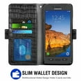 thumbnail image 2 of Étui pour Samsung Galaxy S7 Active, Étui de Téléphone Portable avec Porte-Cartes, Support Rabattable Protecteur - Noir, 2 of 7