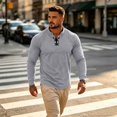 thumbnail image 6 of FOPSUFGWFO Men's Vintage V-Neck T-Shirt Breathable Daily Wear Viking Gothic Sweatshirts Casual Long Sleeve Lightweight Blouses S, 6 of 6