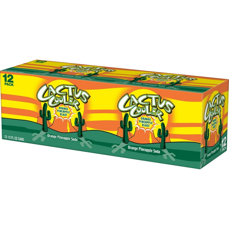 Cactus Cooler Orange Pineapple, 12 fl oz, 12 Pack Carbonated Soft Beverage  Drink Cans - Walmart.com