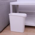 thumbnail image 4 of Nordic Style Mini Trash Can Desktop Rectangular Waste Bin Household Garbage Organizer Litter Holder for Bathroom Kitchen Living Room, 4 of 5