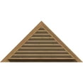 thumbnail image 4 of 44"W x 12 3/4"H Triangle Gable Vent (62 1/2"W x 18 1/8"H Frame Size) 7/12 Pitch: Unfinished, Functional, Smooth Western Red Cedar Gable Vent w/ Brick Mould Face Frame, 4 of 12