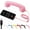 Pink, variant on Type-C interface retro telephone handset, Bluetooth mobile phone handset with microphone, retro wired plug-in handheld phone handset.