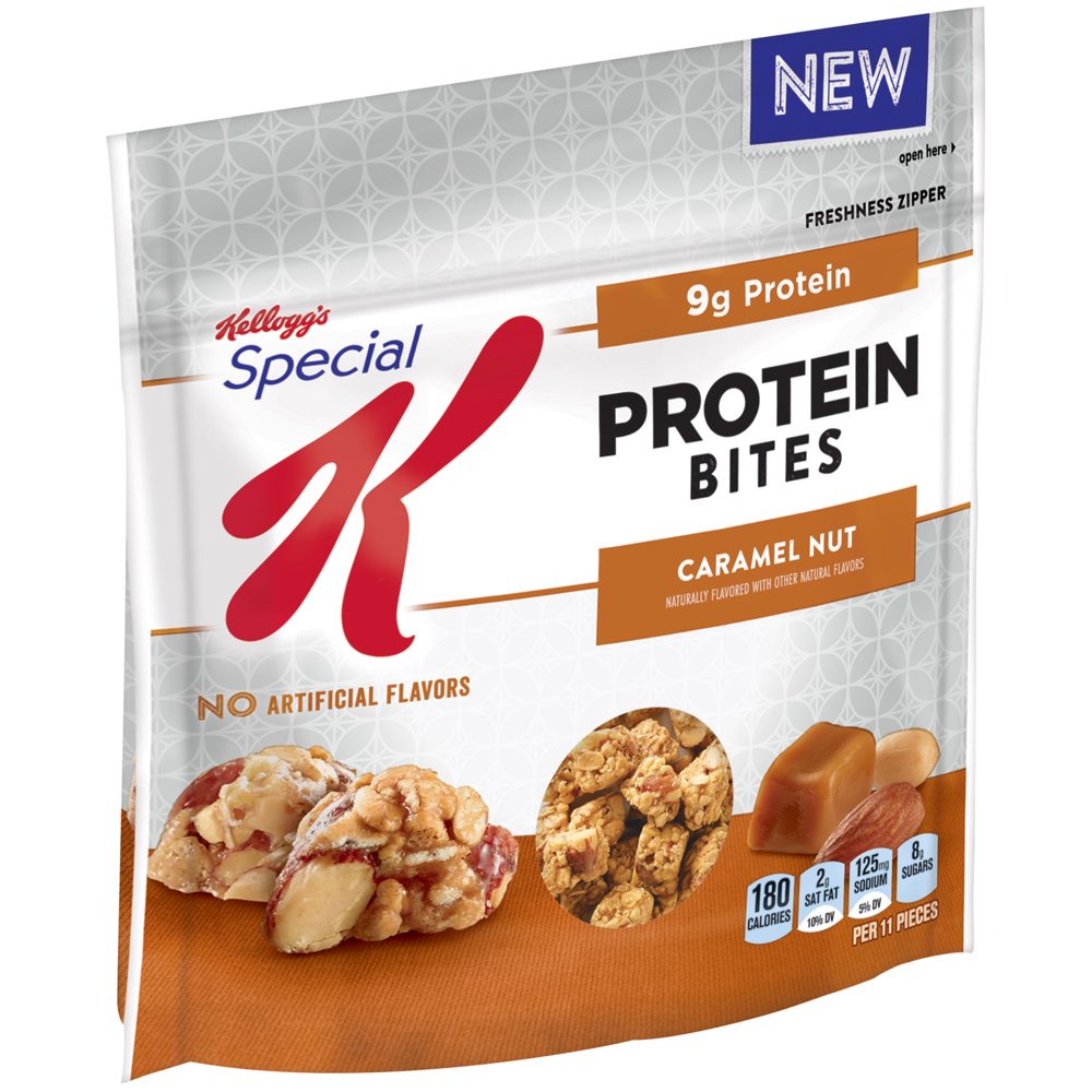 Kellogg's Special K Protein Bites, Caramel Nut, 9g Protein, 6oz, 4