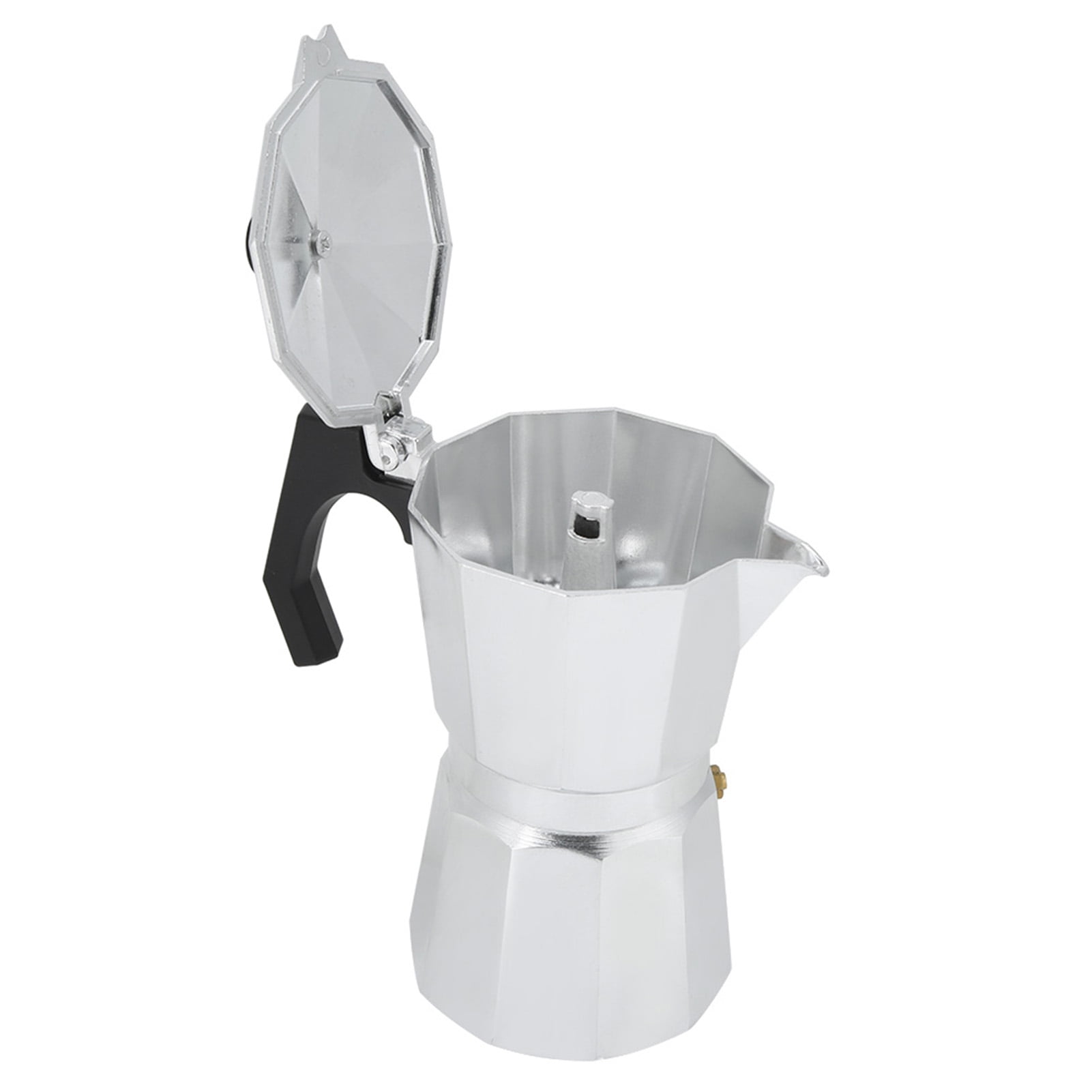 zhangqiuzhi 6 Cups Aluminum Moka Pot Octagonal Coffee Cup Maker