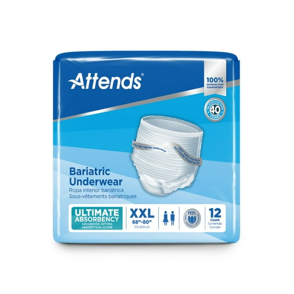 Attends Bariatric Protective Underwear - 2XL - Case of 48