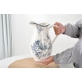thumbnail image 4 of 222 Fifth Adelaide Porcelain Pitcher, Blue & White Large Floral Vase, 100oz, 4 of 9