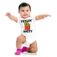 thumbnail image 4 of Funny Feelin Salty Fries Food Pun Romper Boys or Girls Infant Baby Brisco Brands 24M, 4 of 7