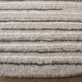 thumbnail image 3 of Safavieh Ebony Terrance Geometric Striped Area Rug, Gray/Black, 6' x 6' Round, 3 of 10