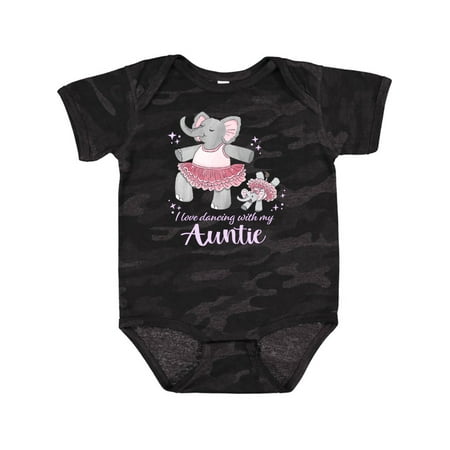 

Inktastic I Love Dancing With My Auntie Gift Baby Boy or Baby Girl Bodysuit